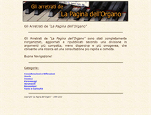 Tablet Screenshot of organcompendium.info